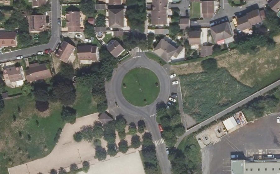 Vue aérienne du Place Albert Einstein