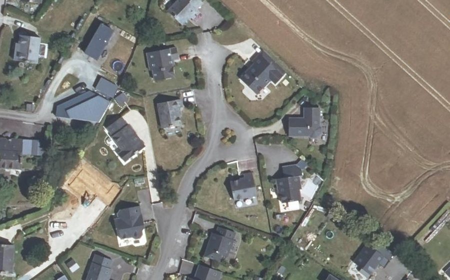 Vue aérienne du Mini-giratoire n°3882499487