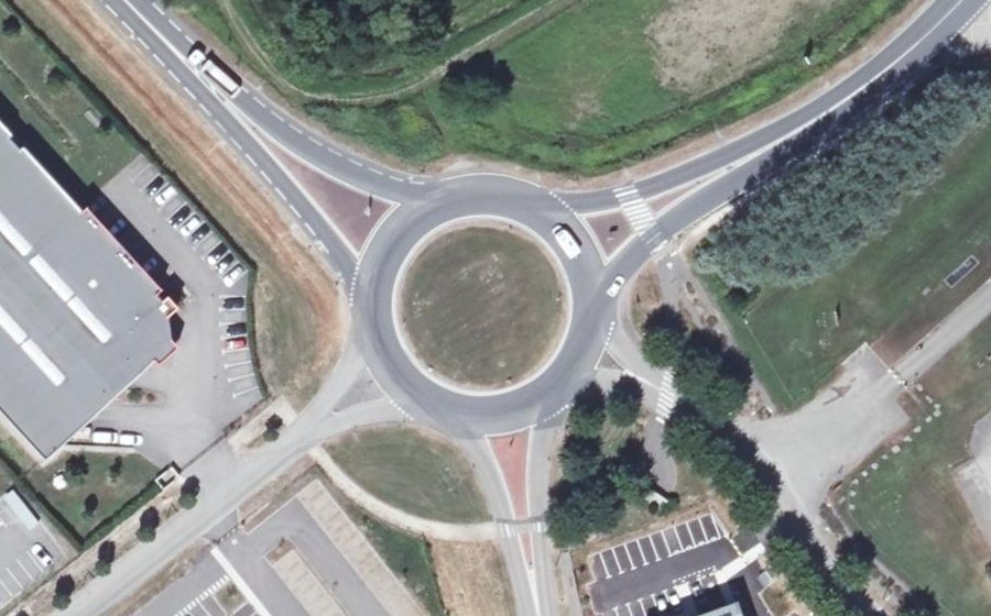 Vue aérienne du Chemin de Pré Chapelle