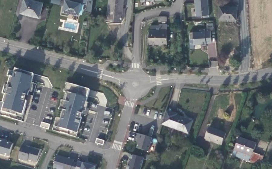 Vue aérienne du Mini-giratoire n°3900750831