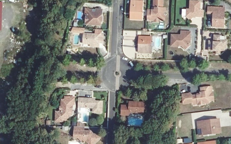 Vue aérienne du Mini-giratoire n°3918885023