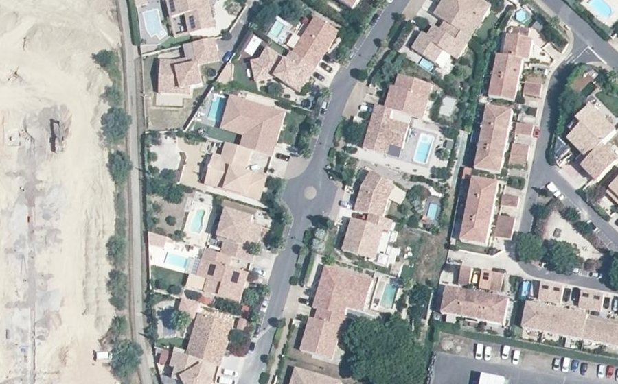 Vue aérienne du Mini-giratoire n°3923568780