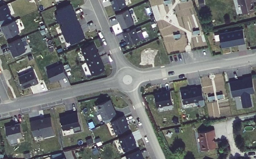 Vue aérienne du Mini-giratoire n°3927538843