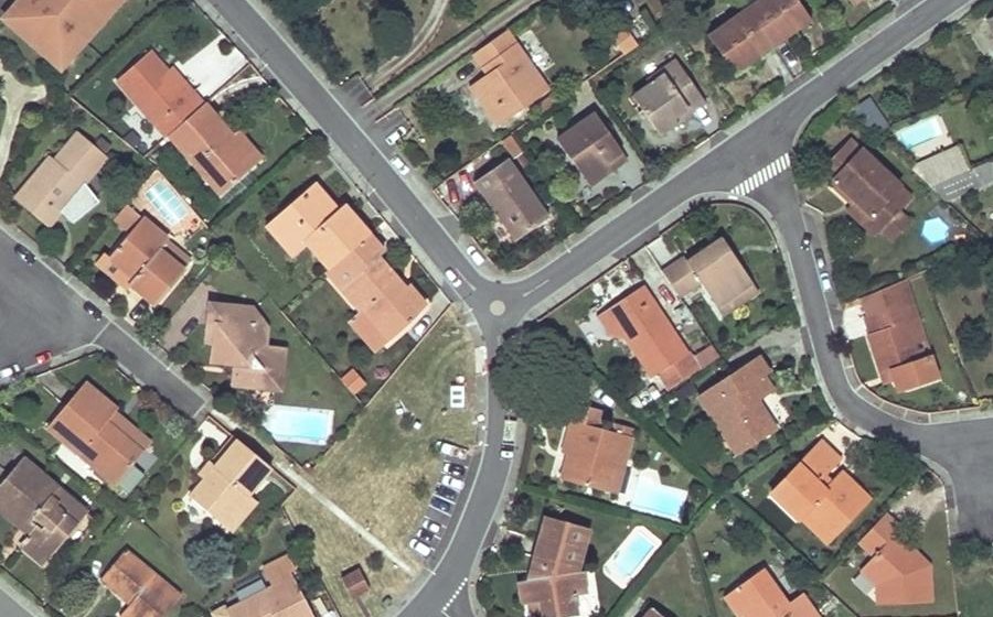 Vue aérienne du Mini-giratoire n°3930530884
