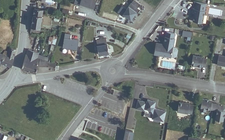 Vue aérienne du Mini-giratoire n°3936153062