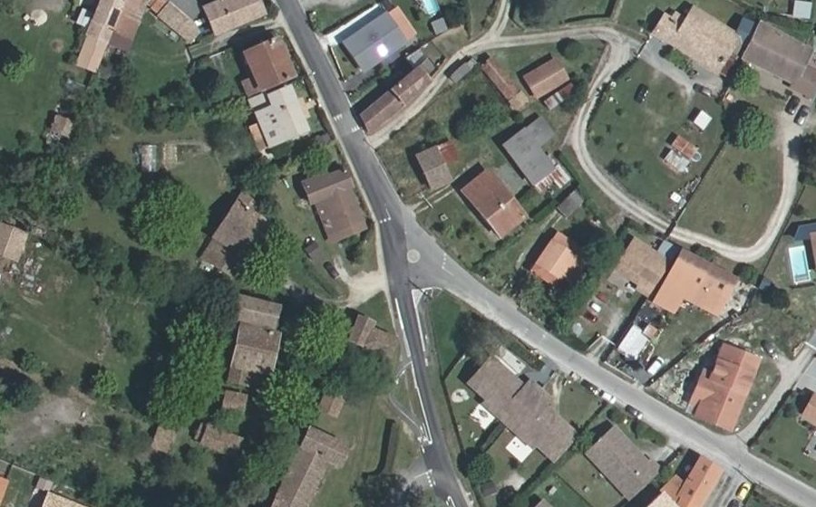 Vue aérienne du Mini-giratoire n°3945671499