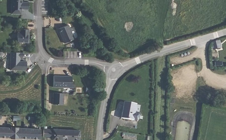 Vue aérienne du Mini-giratoire n°3946375158