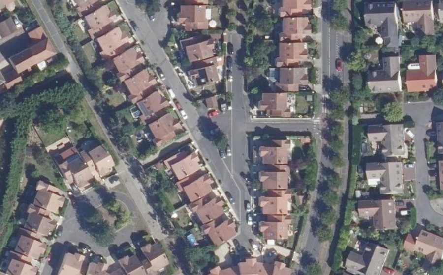 Vue aérienne du Rond-point anonyme n°1039731007