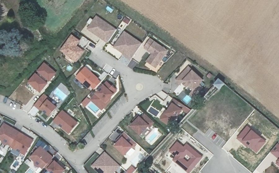 Vue aérienne du Mini-giratoire n°3986532987