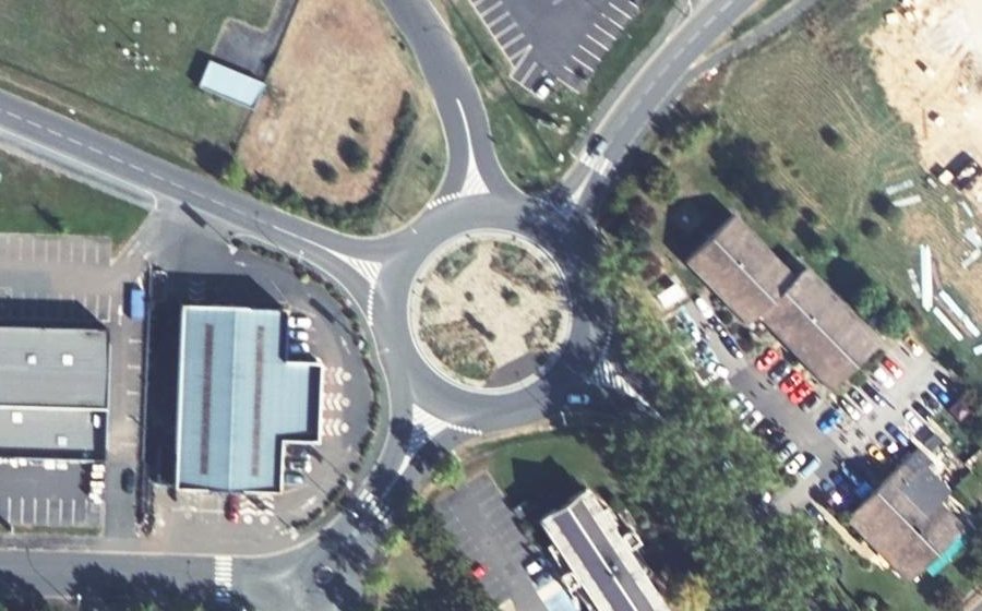 Vue aérienne du Rue Général Pierre Pouyade