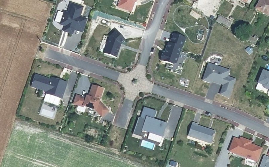 Vue aérienne du Mini-giratoire n°4001261354