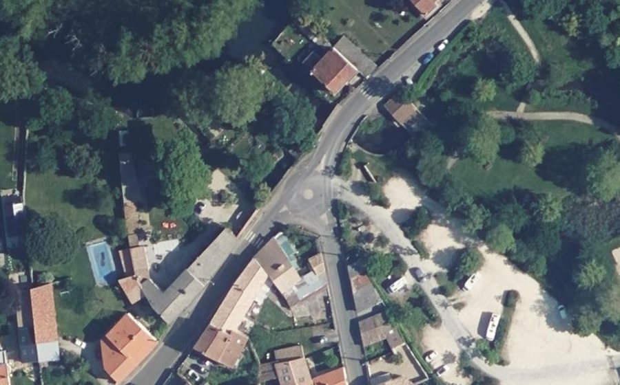 Vue aérienne du Mini-giratoire n°4018529161