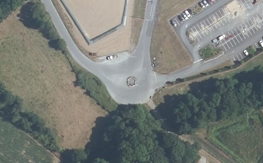 Vue aérienne du Mini-giratoire n°4030076267