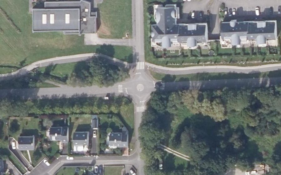 Vue aérienne du Mini-giratoire n°4031938754
