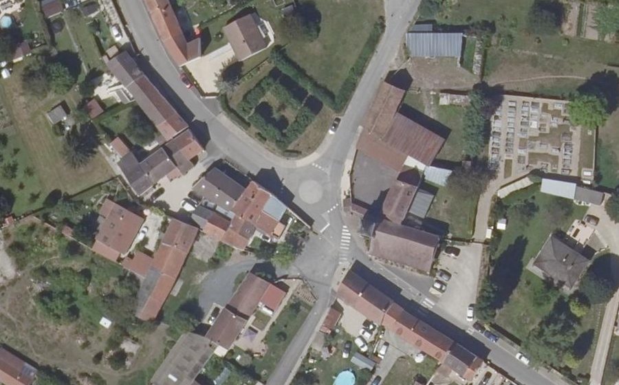 Vue aérienne du Mini-giratoire n°4052466836