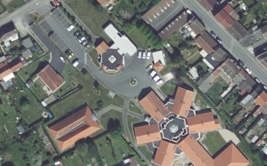 Vue aérienne du Mini-giratoire n°4055377498