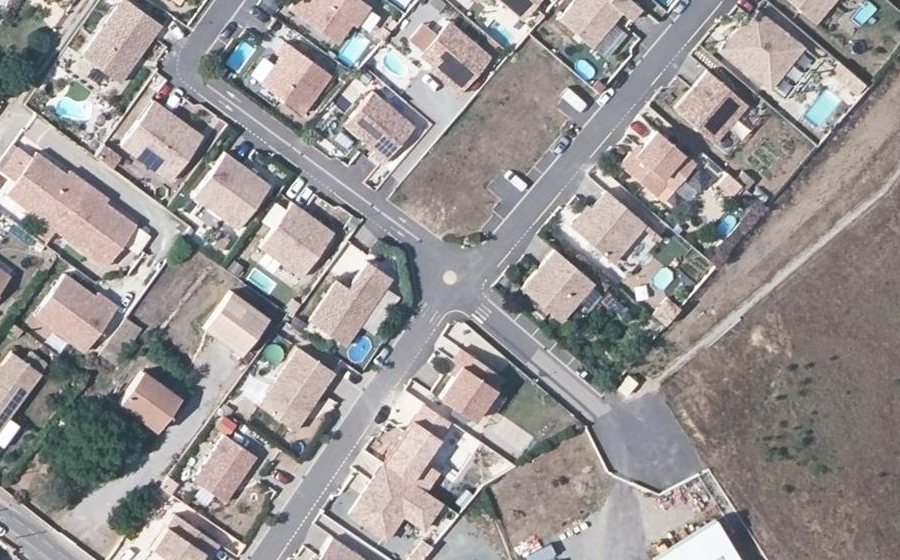 Vue aérienne du Mini-giratoire n°4064345071