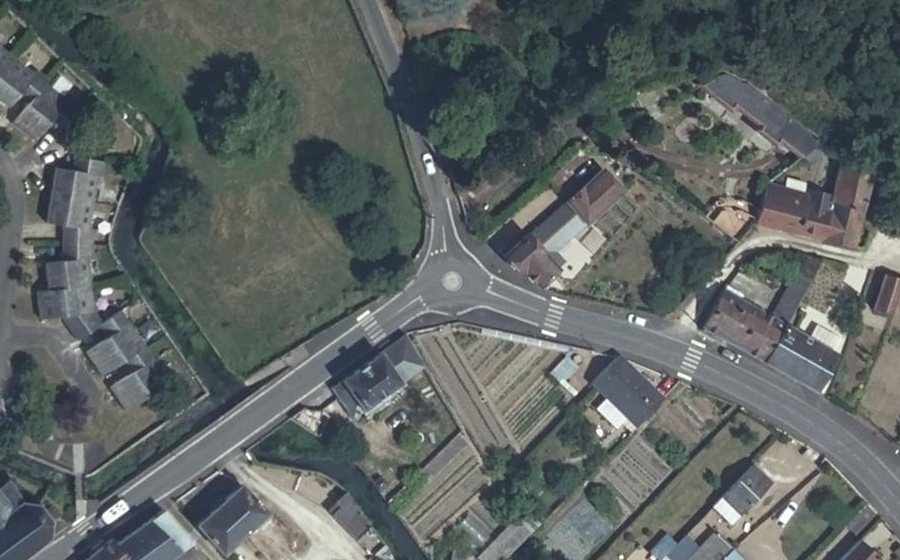 Vue aérienne du Mini-giratoire n°4078277978