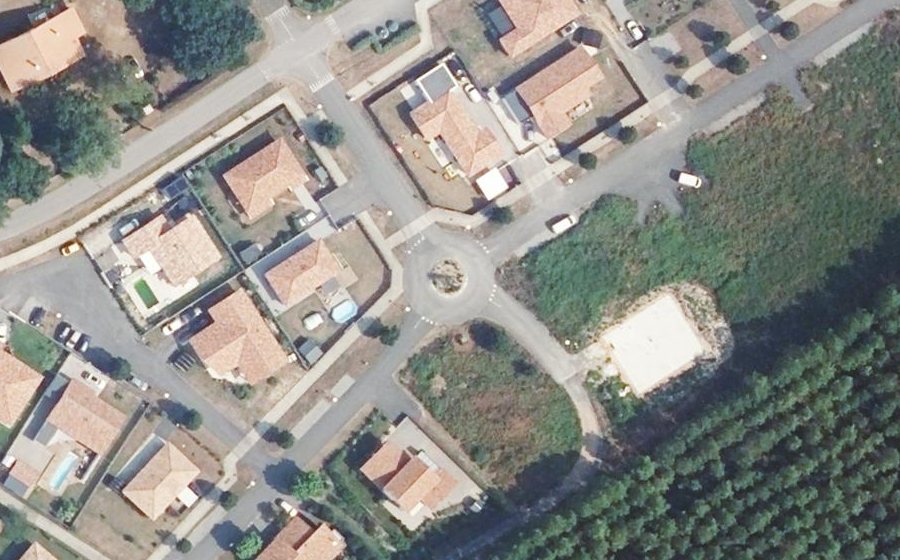 Vue aérienne du Mini-giratoire n°4086901276