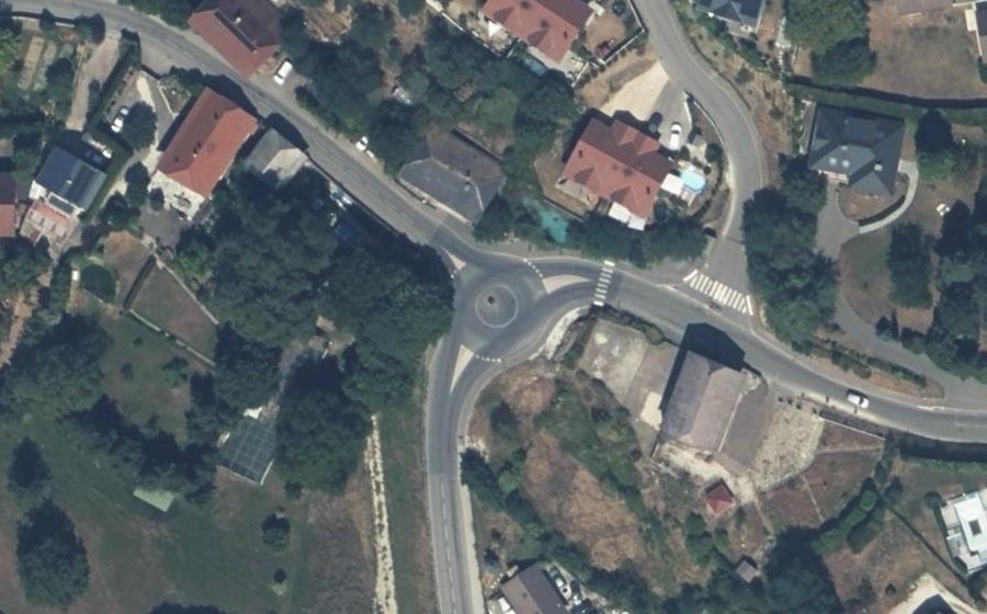 Vue aérienne du Route de Rumilly