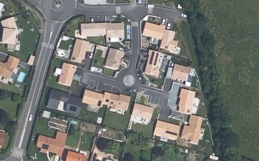 Vue aérienne du Mini-giratoire n°4121546200