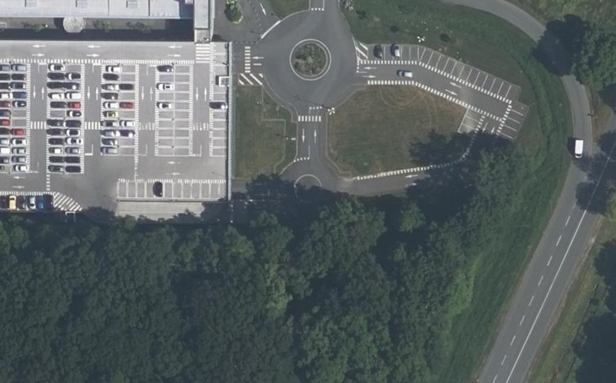 Vue aérienne du Mini-giratoire n°4124660663