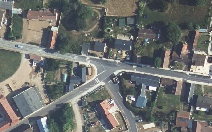 Vue aérienne du Mini-giratoire n°4177220664