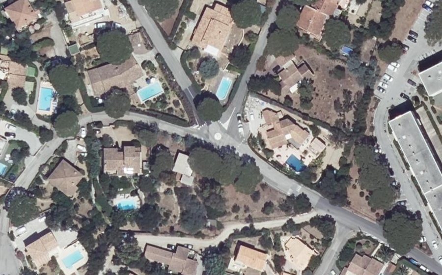Vue aérienne du Mini-giratoire n°4203037772