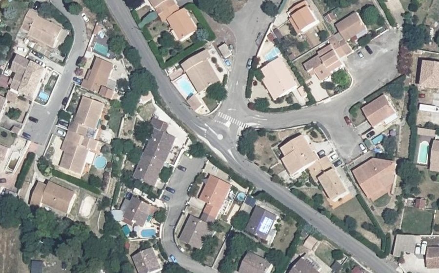 Vue aérienne du Mini-giratoire n°4205721755