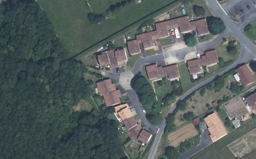 Vue aérienne du Mini-giratoire n°4234570891