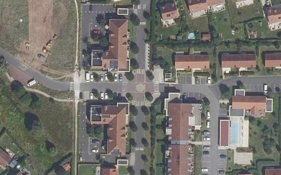 Vue aérienne du Mini-giratoire n°4307574274