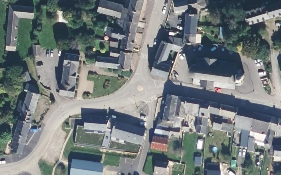 Vue aérienne du Mini-giratoire n°4308537944