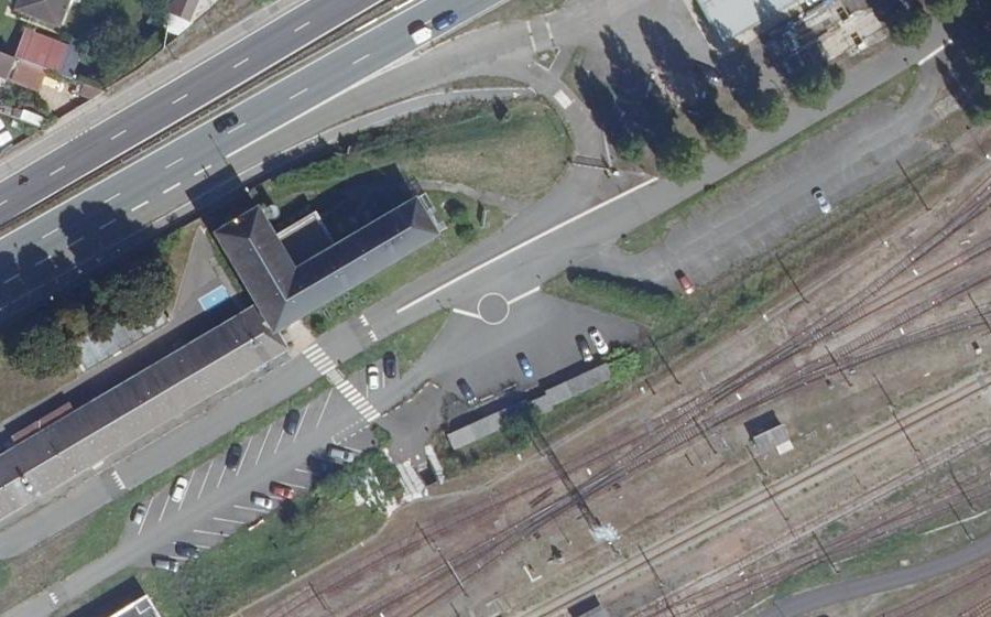 Vue aérienne du Mini-giratoire n°4320933927