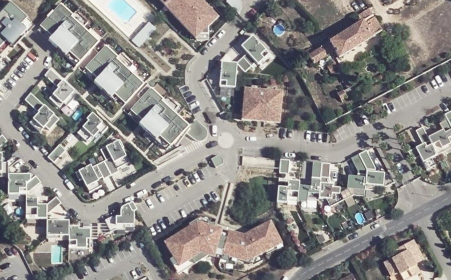 Vue aérienne du Mini-giratoire n°4334422837