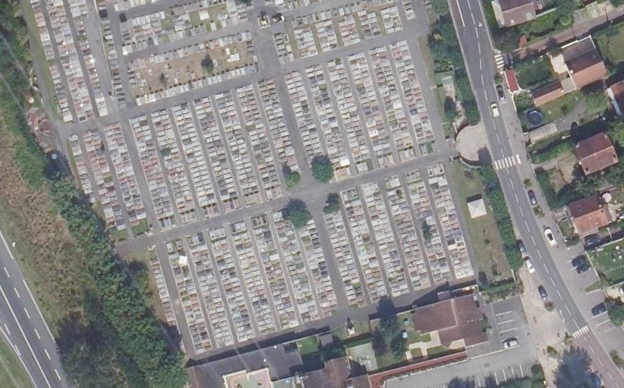 Vue aérienne du Mini-giratoire n°4338918907