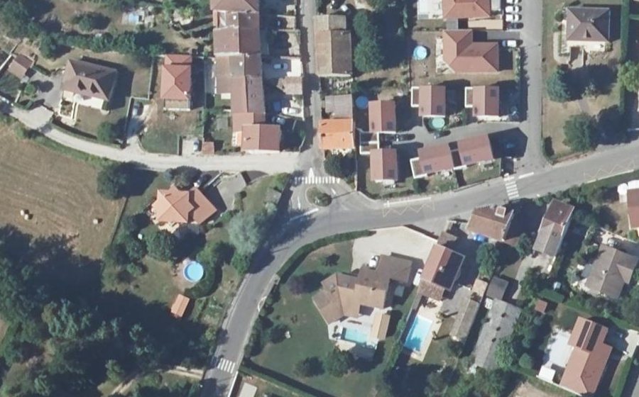 Vue aérienne du Mini-giratoire n°4352442809