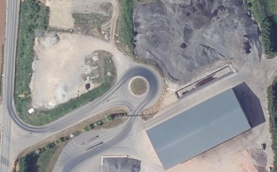 Vue aérienne du Rond-point anonyme n°1044044074