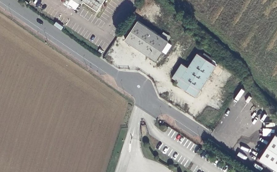 Vue aérienne du Mini-giratoire n°4486843334