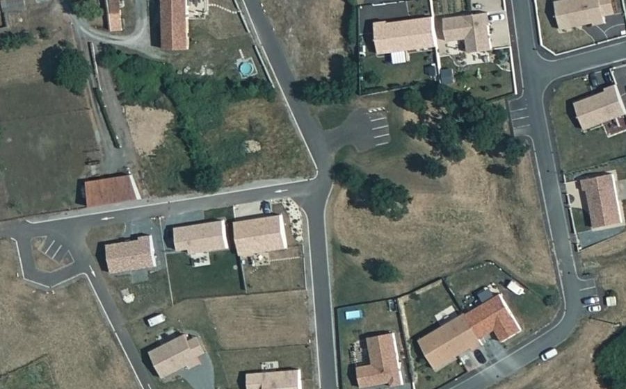 Vue aérienne du Mini-giratoire n°4491871871