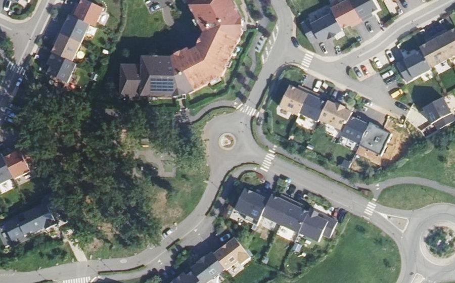 Vue aérienne du Mini-giratoire n°4501480609