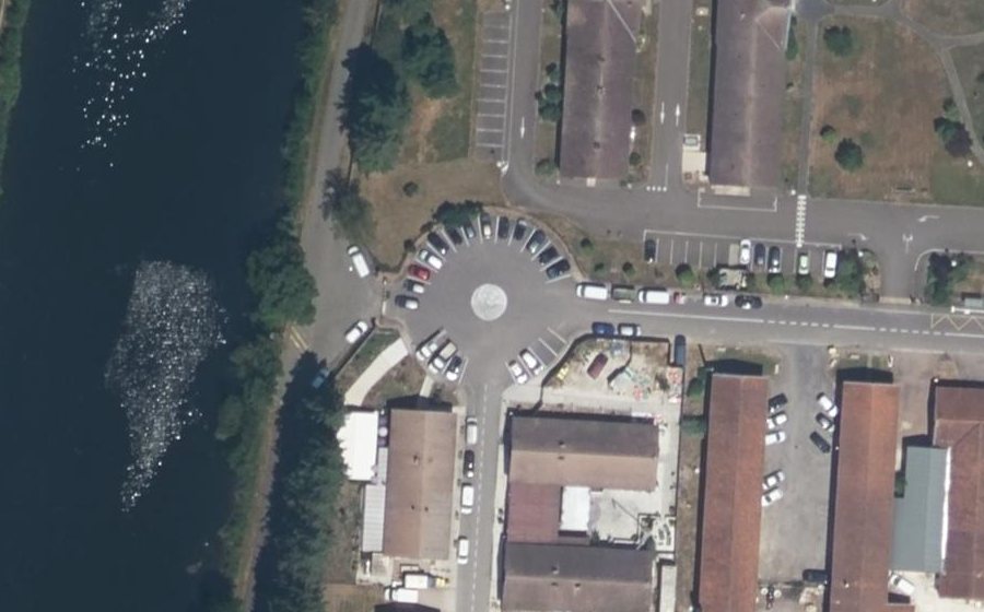 Vue aérienne du Mini-giratoire n°4512617938