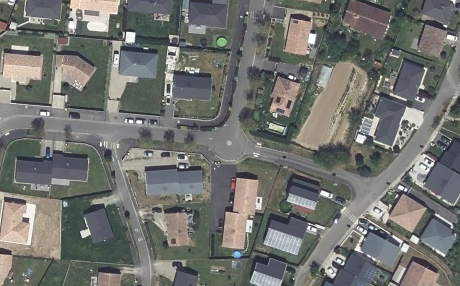 Vue aérienne du Mini-giratoire n°4539359430