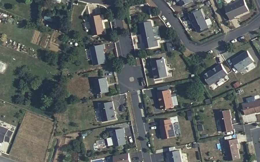 Vue aérienne du Mini-giratoire n°4545406295