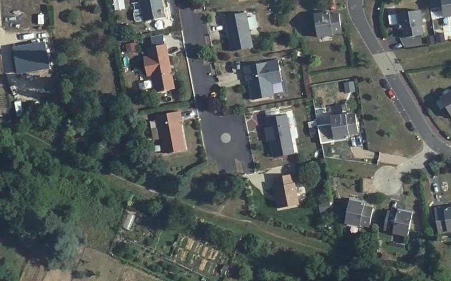 Vue aérienne du Mini-giratoire n°4548068716