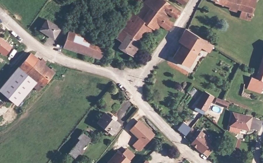 Vue aérienne du Mini-giratoire n°4559451131