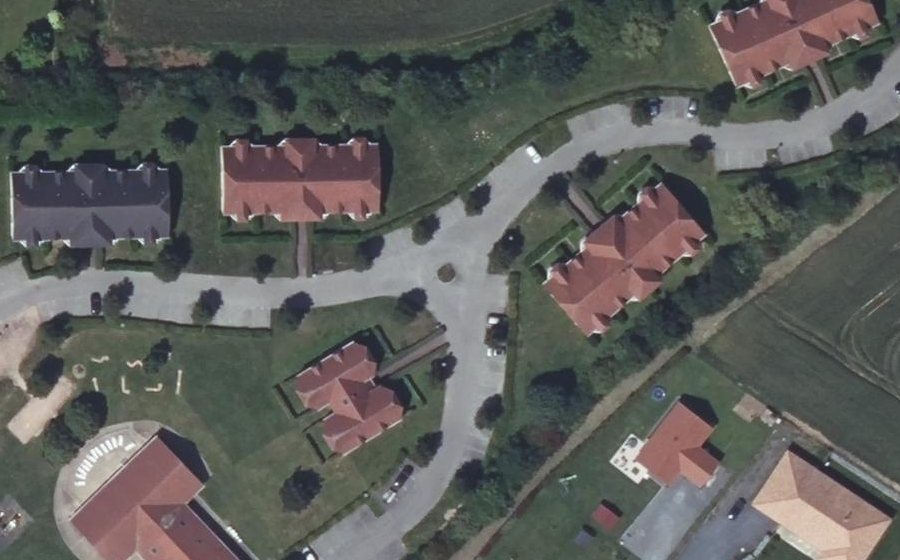 Vue aérienne du Mini-giratoire n°4563744688