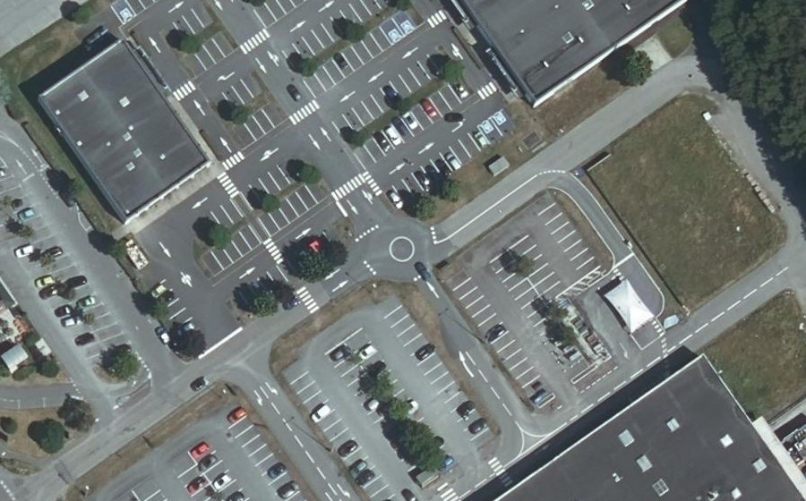 Vue aérienne du Mini-giratoire n°4571119363