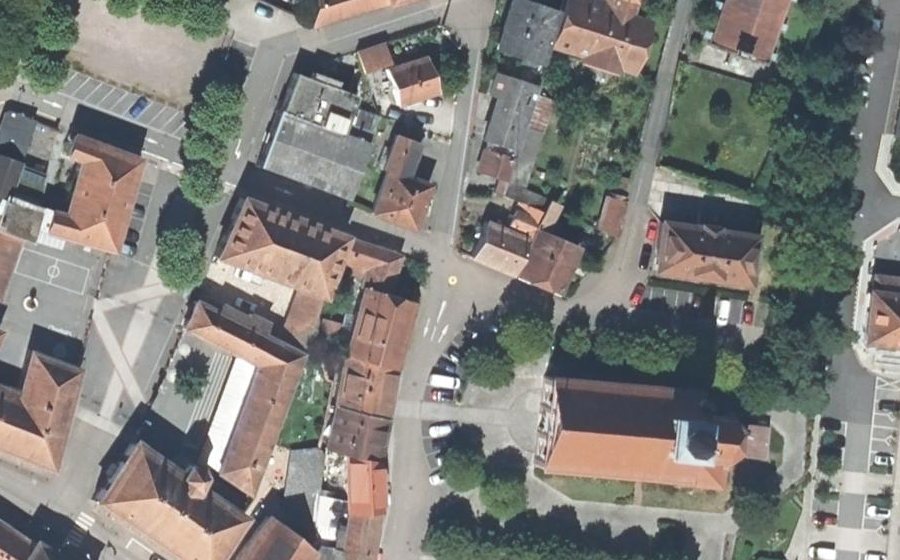 Vue aérienne du Mini-giratoire n°4583639613