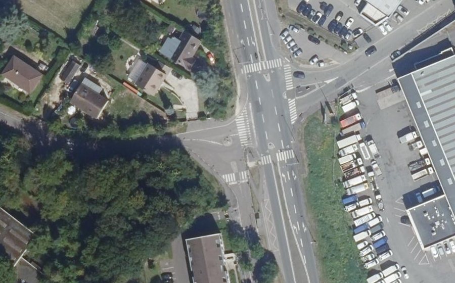 Vue aérienne du Mini-giratoire n°4589441700