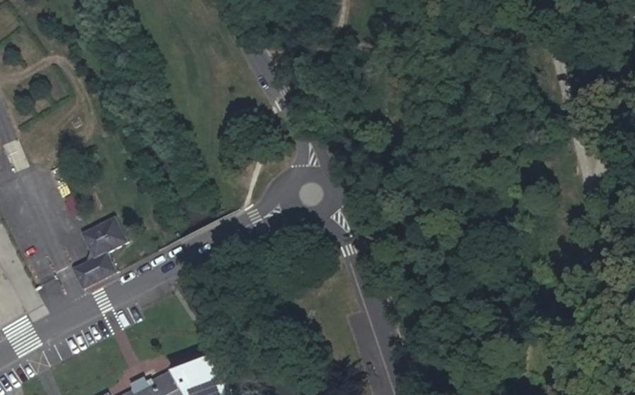 Vue aérienne du Mini-giratoire n°4608668609